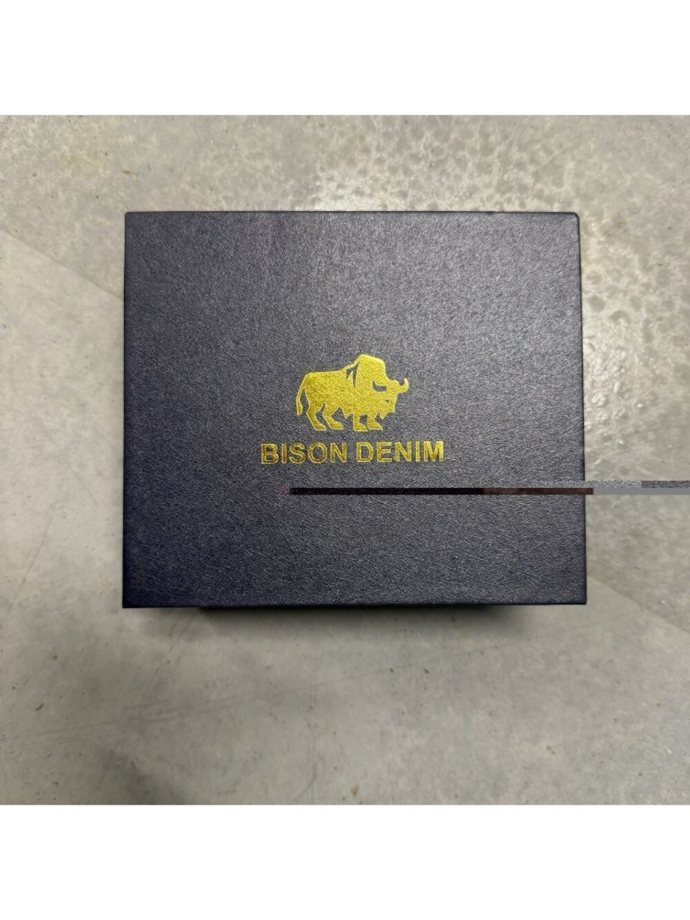 Bison Denim Western Leather Cowboy Belt Steer Buckle for Men Brown